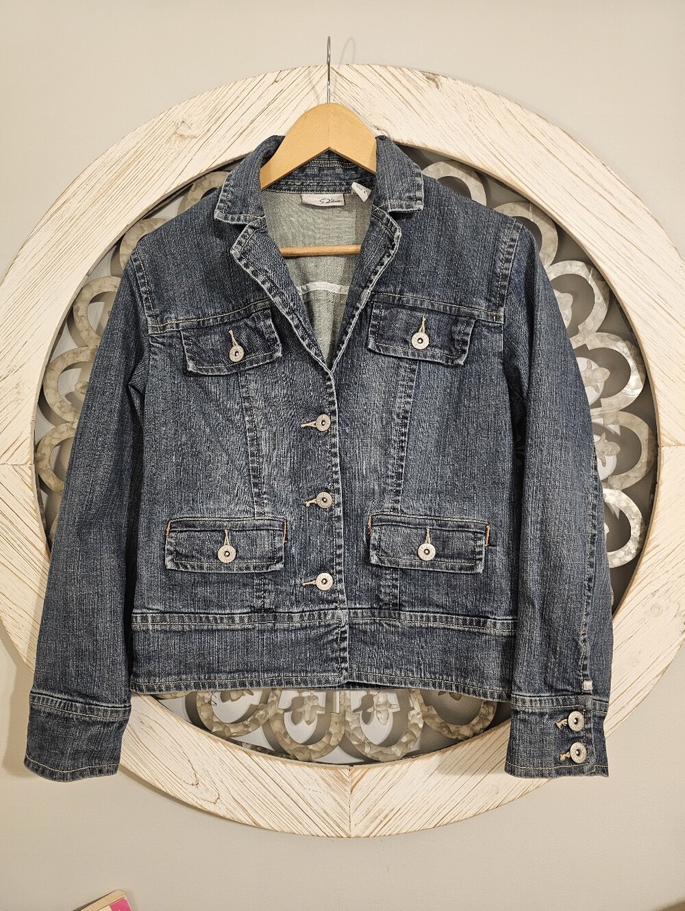 Chico's Platinum Jean Jacket